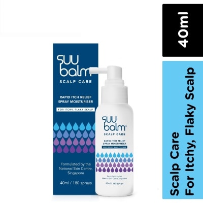 SUU BALM Rapid Itch Relief Scalp Spray Moisturser