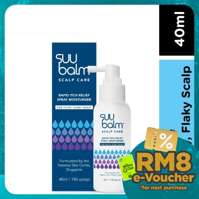 SUU BALM Rapid Itch Relief Scalp Spray Moisturser