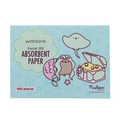 WATSONS Pusheen Oil Absorbent Paper  100S