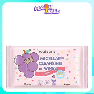 WATSONS Pusheen Facial Wipes 3 in 1 Micellar 20S image