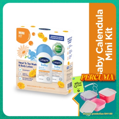 CETAPHIL - Calendula Trial Kit (W&S+Lotion 50ml)