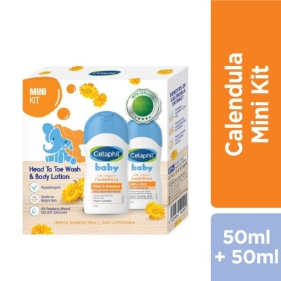 CETAPHIL Calendula Trial Kit (W&S+Lotion 50ml)