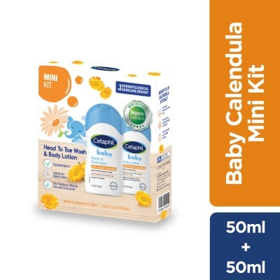 CETAPHIL Calendula Trial Kit (W&S+Lotion 50ml)