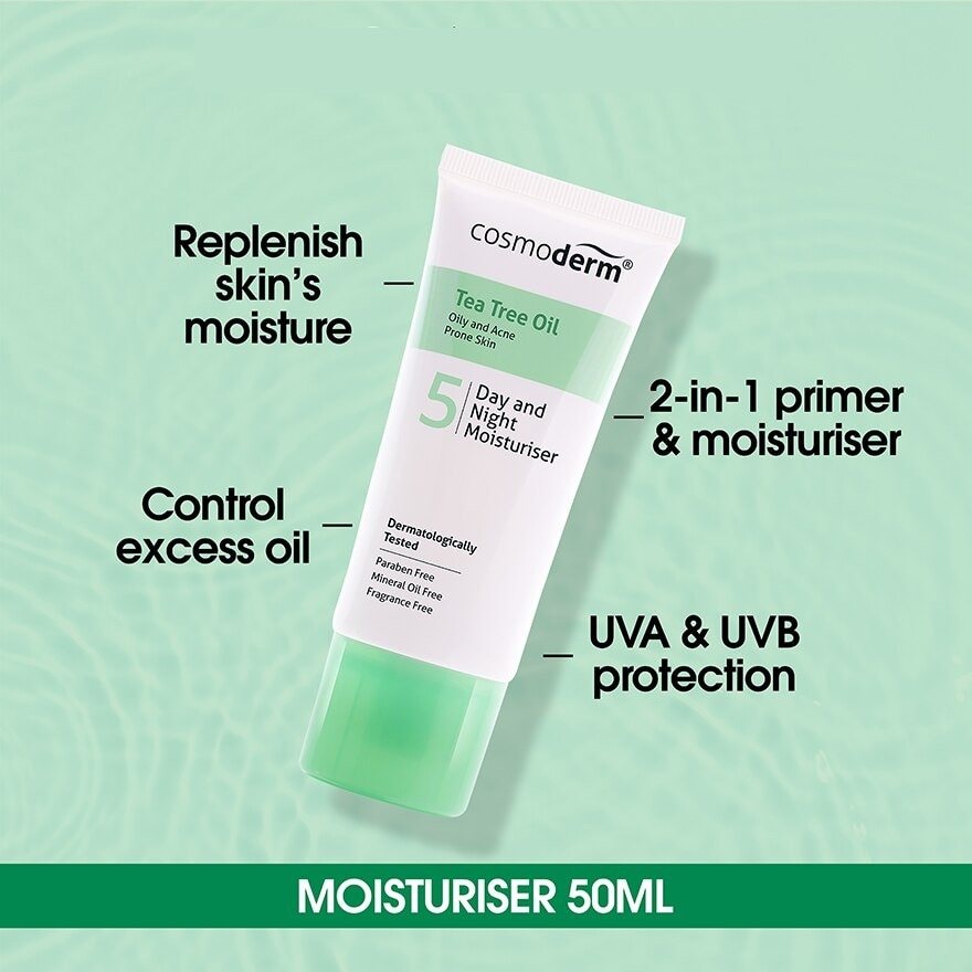 Tea Tree Oil Day & Night Moisturiser 50ml