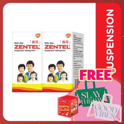 ZENTEL Albendazole Suspension 10MLX2