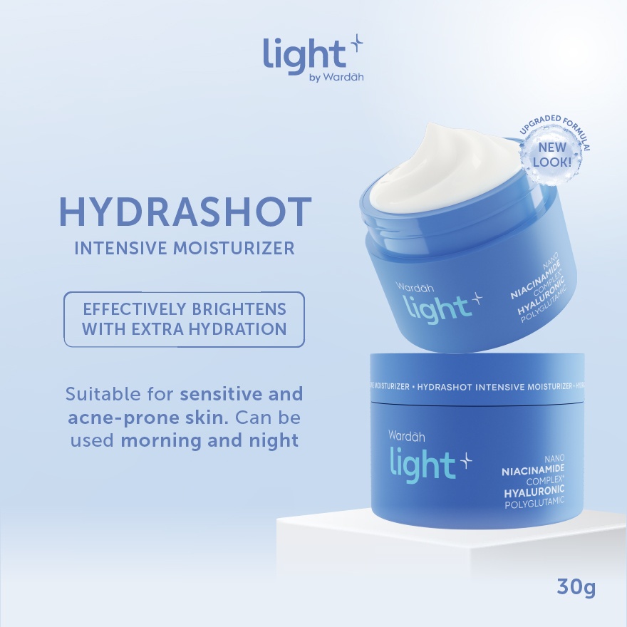 Wardah Light+ Hydrashot Intensive Moisturizer 30g