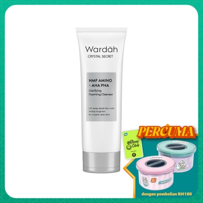 WARDAH Crystal Secret Foaming Cleanser with AA+PHA 100ml&nbsp;