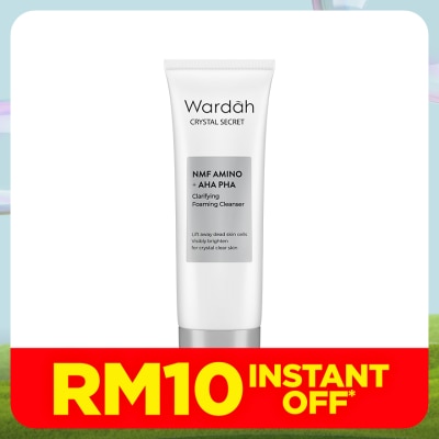 WARDAH Crystal Secret Foaming Cleanser with AA+PHA 100ml
