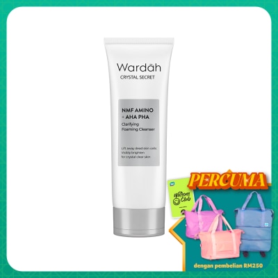 WARDAH Crystal Secret Foaming Cleanser with AA+PHA 100ml&nbsp;