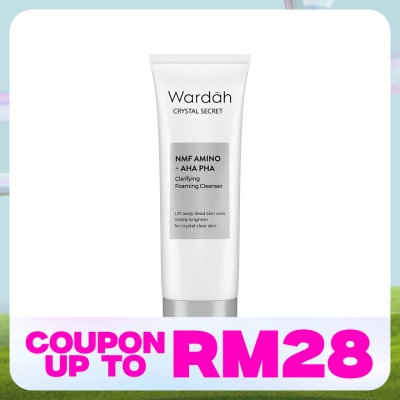WARDAH Crystal Secret Foaming Cleanser with AA+PHA 100ml&nbsp;