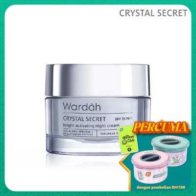 WARDAH Crystal Secret Bright Activating Night Cream 30g&nbsp;