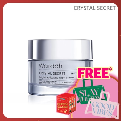 WARDAH Crystal Secret Bright Activating Night Cream 30g&nbsp;