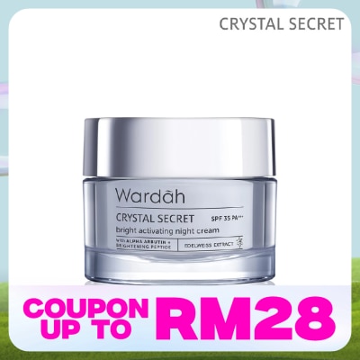 WARDAH Crystal Secret Bright Activating Night Cream 30g&nbsp;