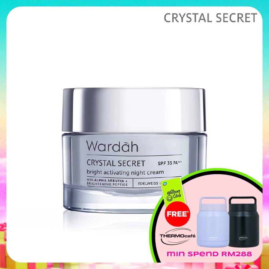 Crystal Secret Bright Activating Night Cream 30g