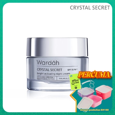 WARDAH - Crystal Secret Bright Activating Night Cream 30g&nbsp;