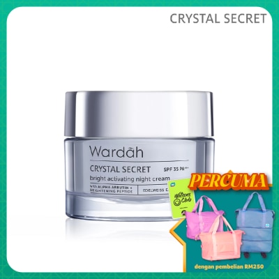 WARDAH Crystal Secret Bright Activating Night Cream 30g&nbsp;