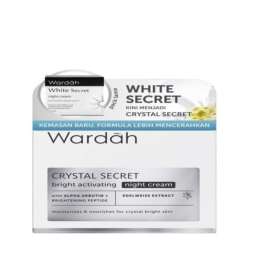 Crystal Secret Bright Activating Night Cream 30g 