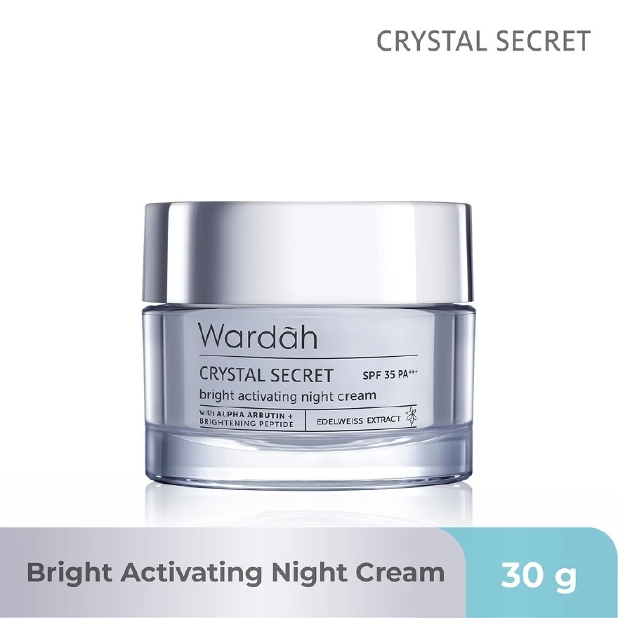 Crystal Secret Bright Activating Night Cream 30g 