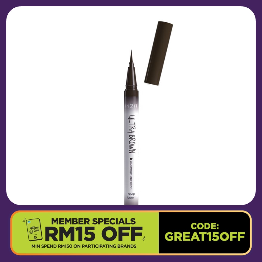 Ultrabrown Eyeliner Pen Deep Brown EUB02