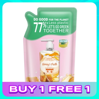 WATSONS Honey & Milk Scented Cream Hand Wash Refill 500ml