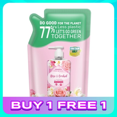 WATSONS Rose & Orchid  Gel Hand Wash Refill 500ml
