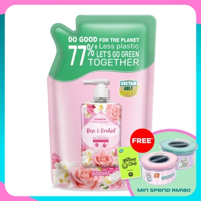 WATSONS Rose & Orchid  Gel Hand Wash Refill 500ml