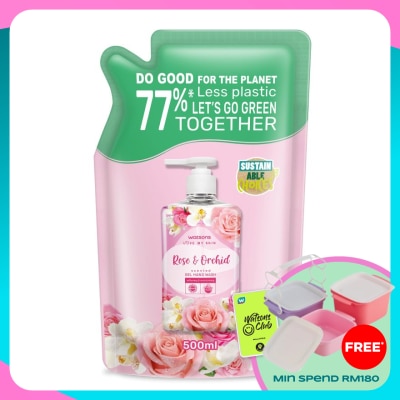 WATSONS Rose & Orchid  Gel Hand Wash Refill 500ml
