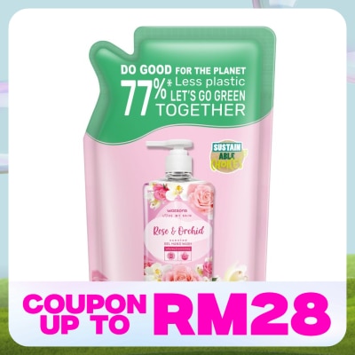 WATSONS Rose & Orchid  Gel Hand Wash Refill 500ml