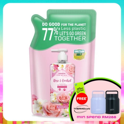 WATSONS - Gel Handwash Refill Rose & Orchid 500ml