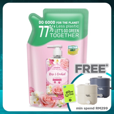 WATSONS Rose & Orchid  Gel Hand Wash Refill 500ml