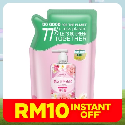 WATSONS Rose & Orchid  Gel Hand Wash Refill 500ml