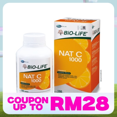 BIO-LIFE Nat C 1000mg 150's