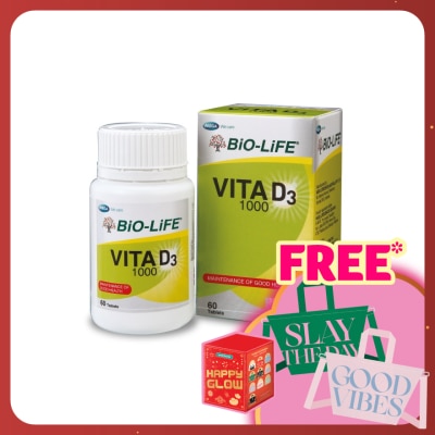 BIO-LIFE Vita D3 1000 Tablets 60's