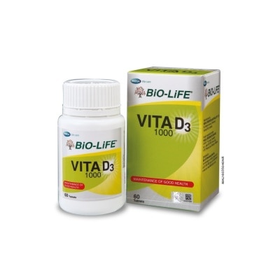 BIO-LIFE Vita D3 1000 Tablets 60's