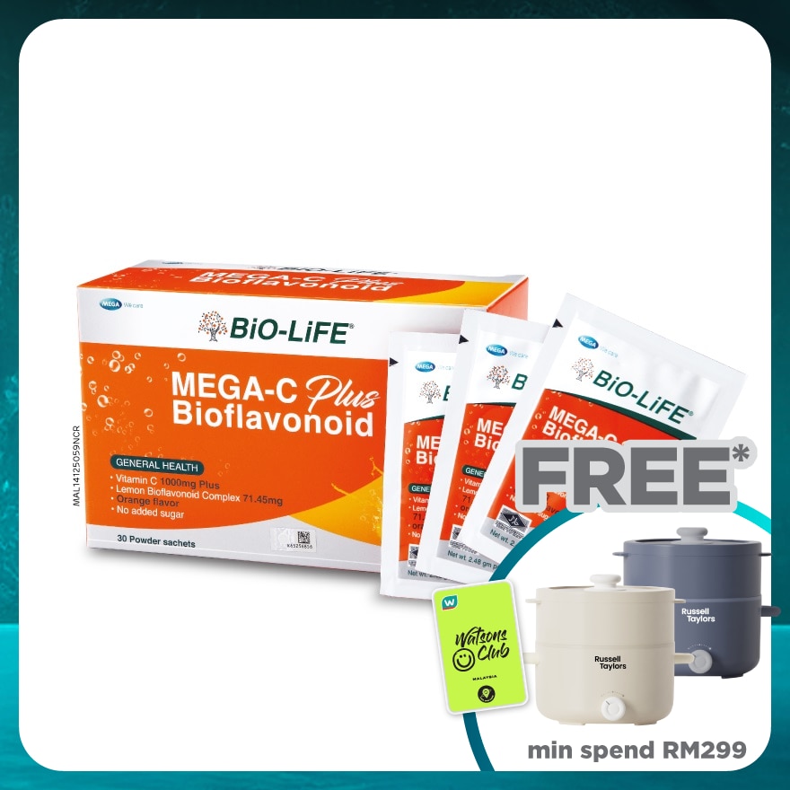 Mega-C Plus Bioflavonoid 30's