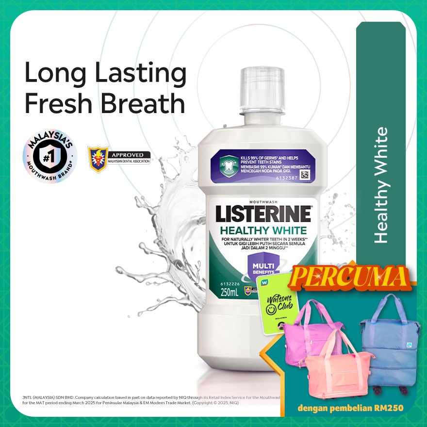 Healthy White Mouthwash 250ml