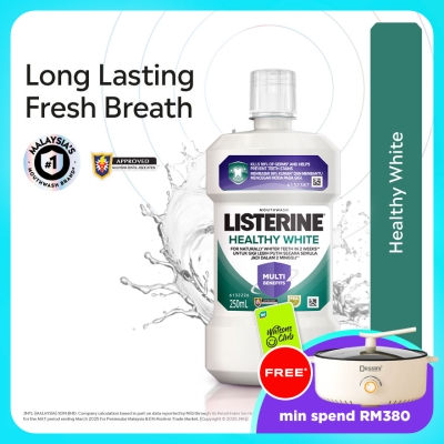 LISTERINE - Healthy White Mouthwash 250ml image