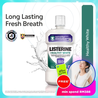 LISTERINE - Healthy White Mouthwash 250ml