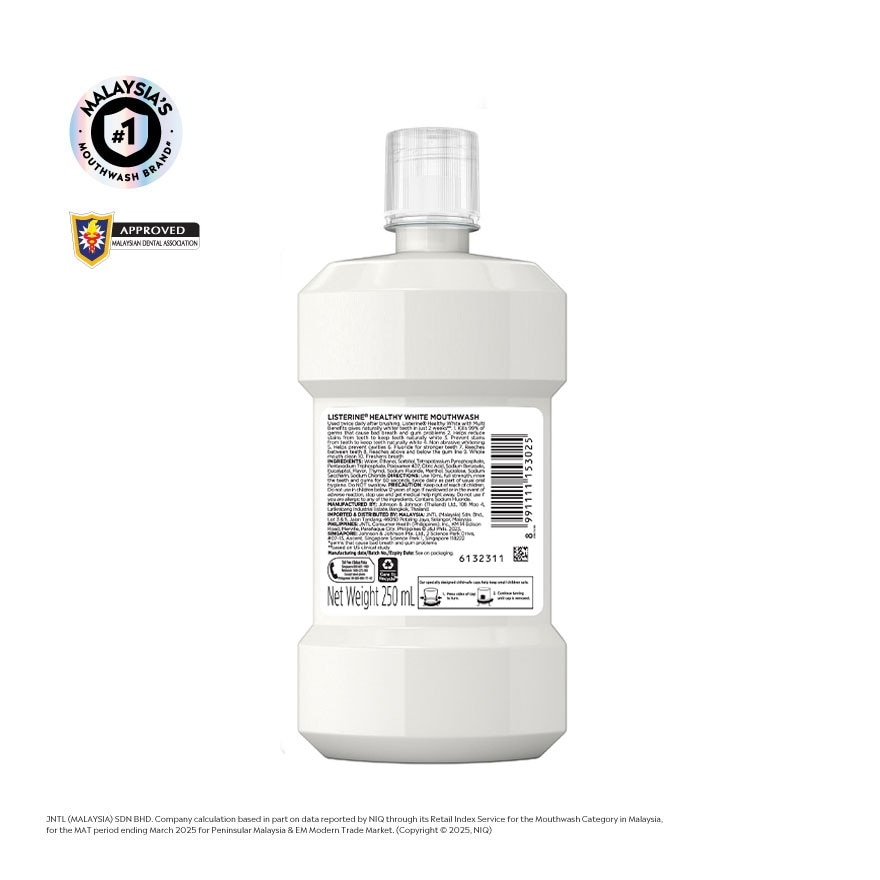 Healthy White Mouthwash 250ml