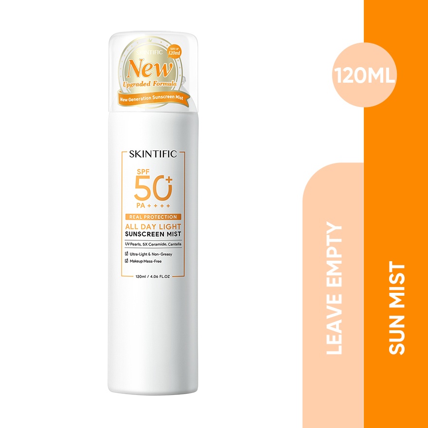 Skintific All-Day Light Sunscreen Mist SPF 50 120ml