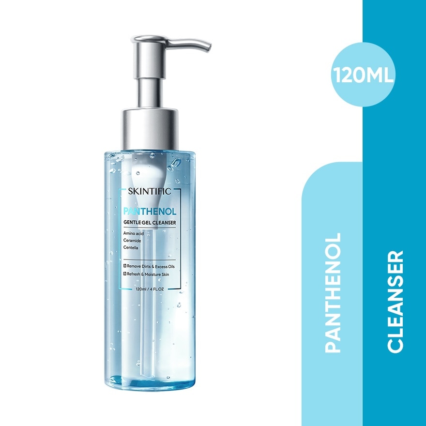 SKINTIFIC, Panthenol Gentle Gel Cleanser 120ml | Watsons Malaysia