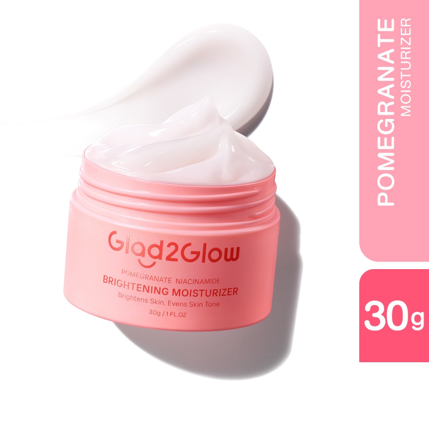 Glad2glow Pomergranate Niacinamide Brightening Moisturizer 30g