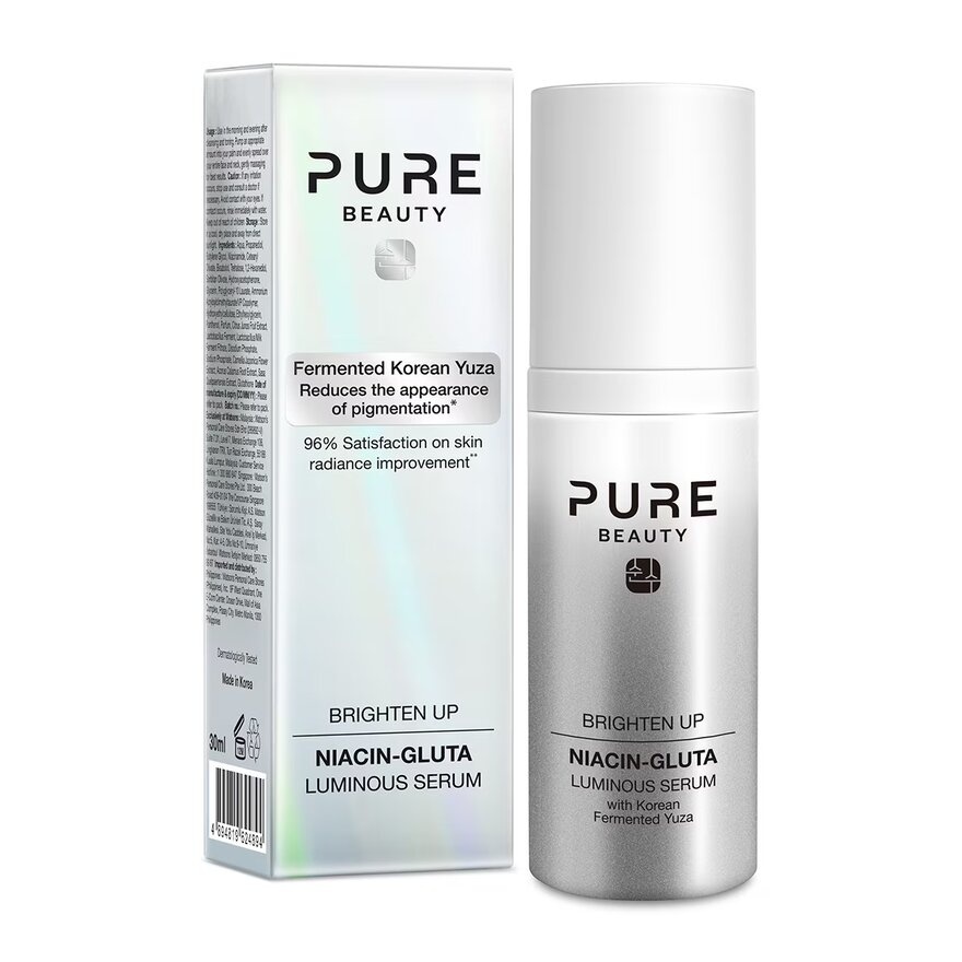 luminous glutathione pure bright PURE BEAUTY, Brighten Up Niacin-Gluta Luminous Serum 30ml