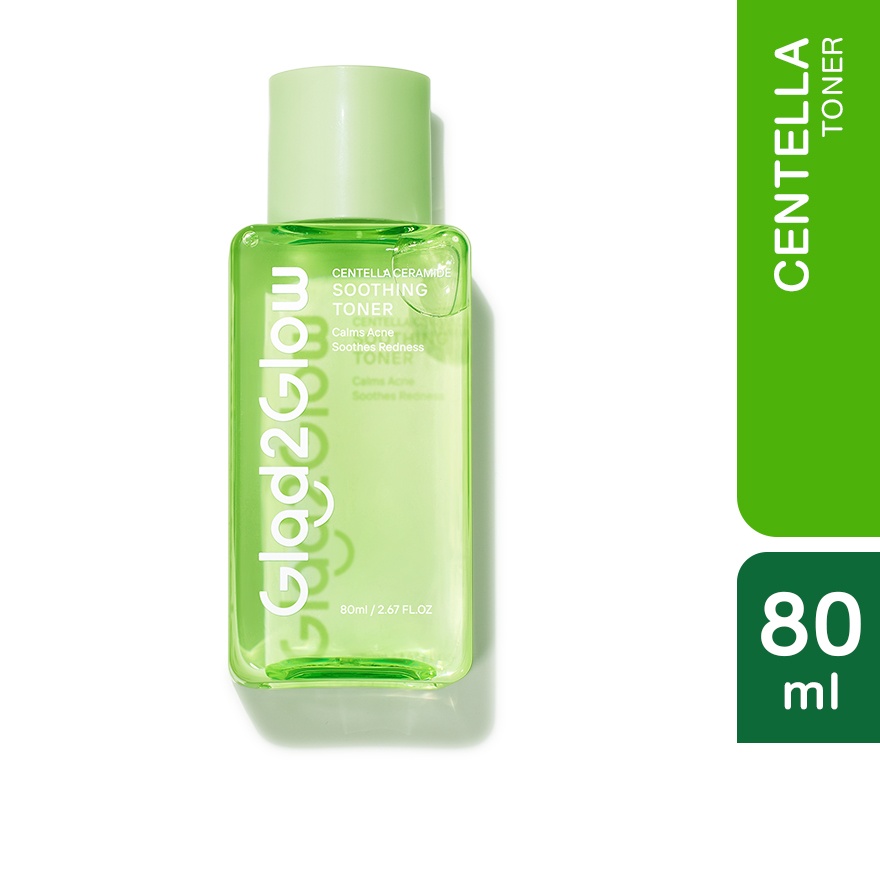 Glad2glow Centella Ceramide Soothing Toner 80ml