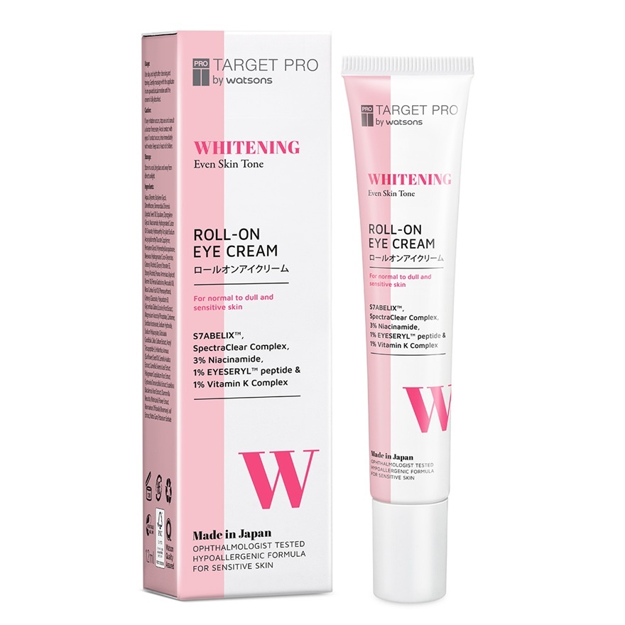 Target Pro by Watsons Whitening Roll-On Eye Cream 12ml