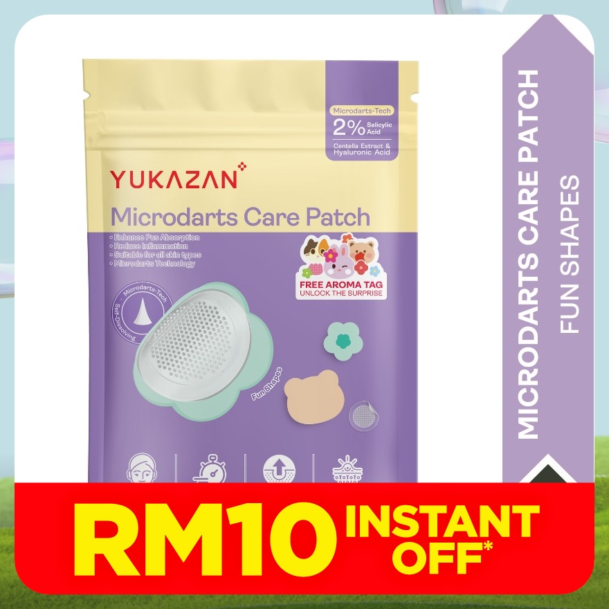 Microdarts Care Patch 9's - Fun Shapes