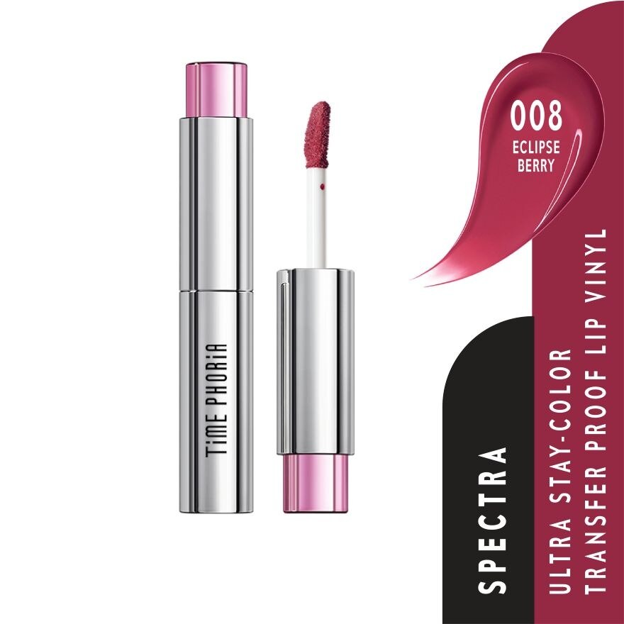 TIMEPHORIA, Spectra Ultra Stay-Shine Transfer Proof Lip Vinyl 008