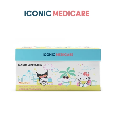 ICONIC - [Adult - Premium+] 4-Ply Sanrio Characters Ready To Travel Medical Face Mask (30pcs)