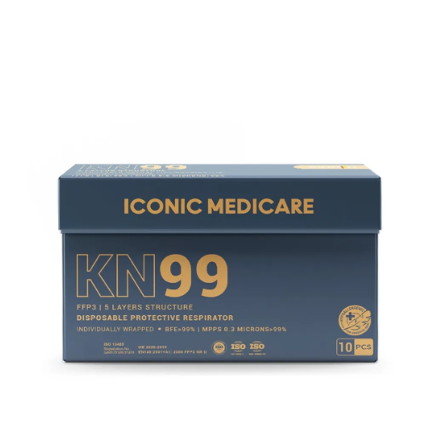 KN99 Medical Face Mask (10pcs) White image