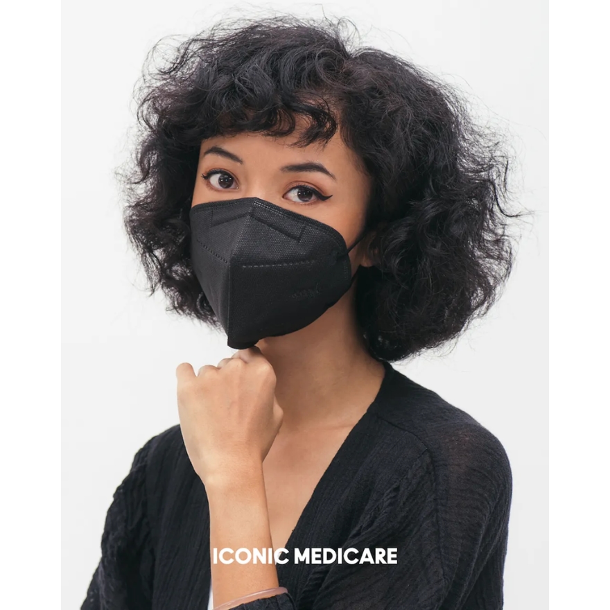 KN99 Medical Face Mask (10pcs) Black image